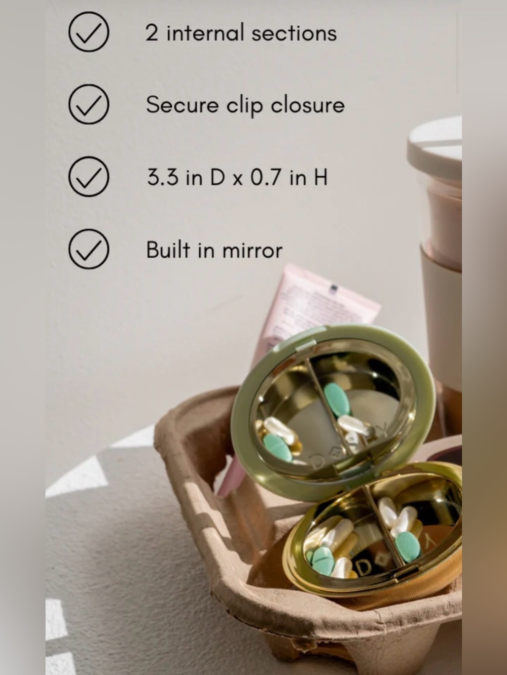 Dosey x Anthropologie pill compact - Picture 7 of 9